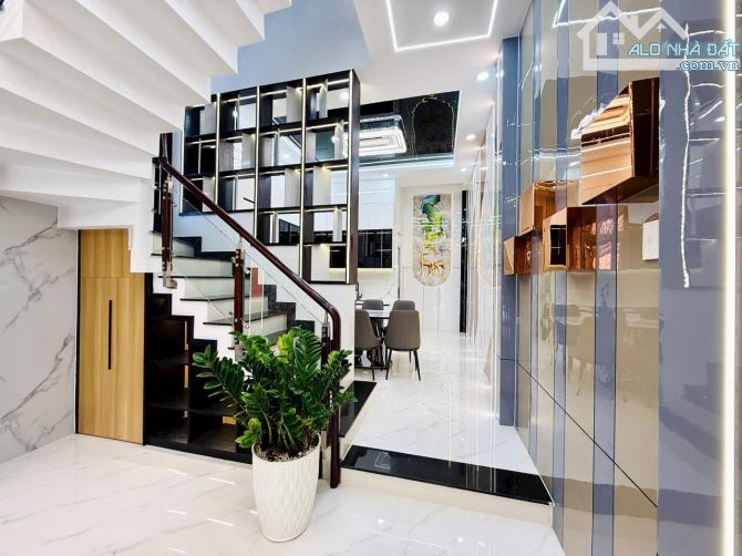 Nhà 4 tầng FULL NỘI THẤT MẶT TIỀN đường THẠNH XUÂN 23 P TX Q12 dt 58,9m2 (4x15)💰6,48Tỷ - 4