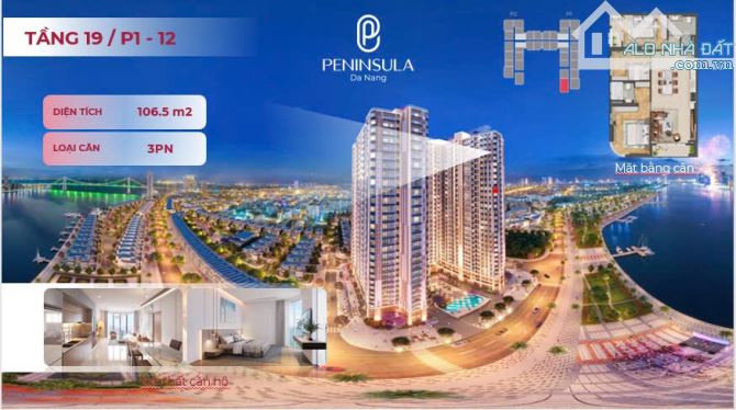 CẦN BÁN CĂN 3PN TẦNG 19 - 1 CĂN CUỐI CÙNG GIỎ HÀNG CĂN HỘ PENINSULA - 7