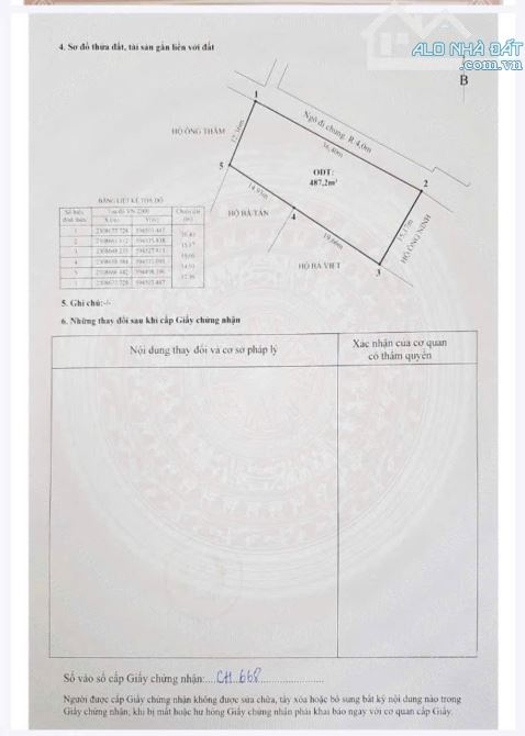 ❌❌❌Bán đất 487,6m2 ngang 36,4m gần Chợ Hoa Quả, Sở Dầu, Hồng Bàng giá 47tr/m2