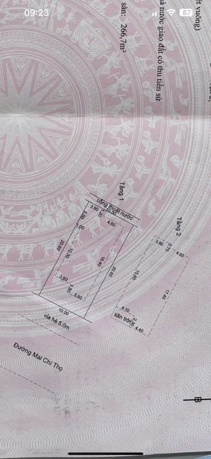 Gấp bán biệt thự 2 tầng KĐT Hoà Xuân đường Mai Chí Thọ-206m2-16.8 tỷ