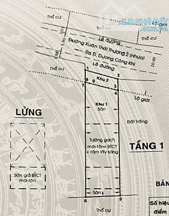 Bán nhà mặt tiền đường XTT2, xã Xuân Thới Thựơng, Hóc Môn, HCM. Giá 12,8 tỷ
