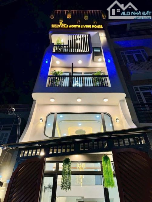Bán nhà hẻm 5m đường Phan Huy Ích, P.12, 4 x 16, 5 tầng có thang máy giá 7.75 tỷ tl
