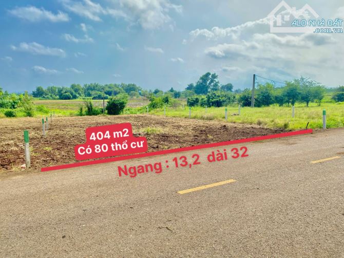 Bán lô đất 404m2 xã Láng Dài, cách biển Hồ Tràm 10km, CHỈ 1 TỶ 200