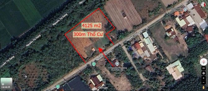 Bán Đất Thổ Cư Giá 2,7tr/m2 Mặt Tiền số 73 Nguyễn Thị Dạng - 1
