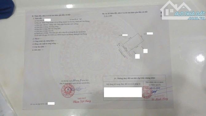 Chỉ 3 tỷ sở hữu đất tuyến 2 đường Chùa Nghèo, ngõ ô tô tránh nhau -	Diện tích: 108 m - 1