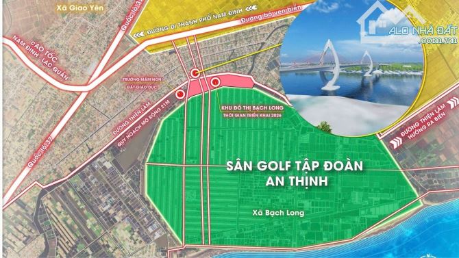 Bán đất Giao Phong, Quất Lâm 100m2 lô góc kinh doanh đường 20m kinh doanh giá 2 tỷ - 1