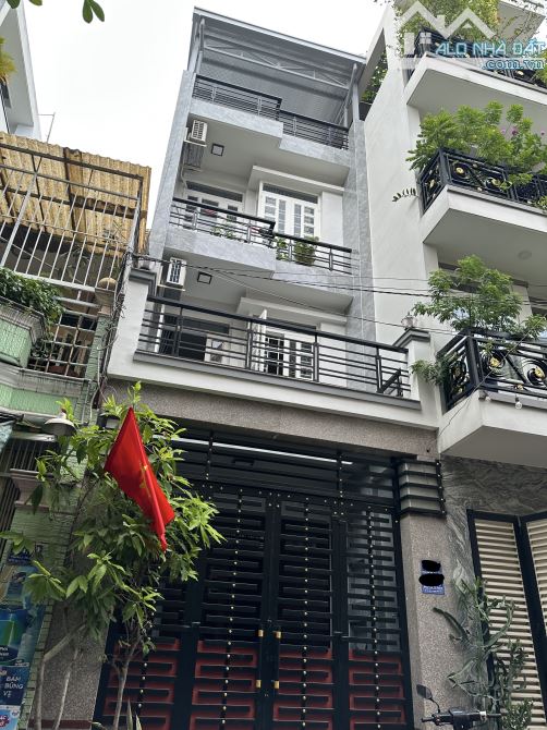 ĐỐI DIỆN Toà án đường DƯƠNG QUẢNG HÀM, nhà 4tầng*70m2 NGANG 4m, HẺM 10m phân lô đẹp - 1