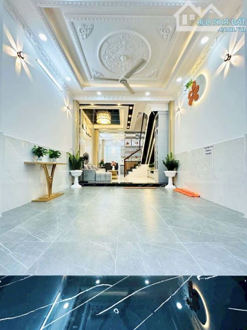 Nhà HXH Đào Tông Nguyên, Nhà Bè. DT 50m2. 4 tầng. 4m x 12.5m. Giá 6.39 tỷ. - 2