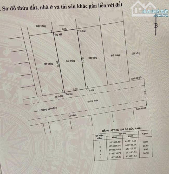 BÁN ĐẤT DỰ ÁN TRƯỜNG THỊNH – ĐƯỜNG 64, PHƯỜNG BÌNH TRƯNG ĐÔNG, Quận 2, 8x20m đường 10M - 2