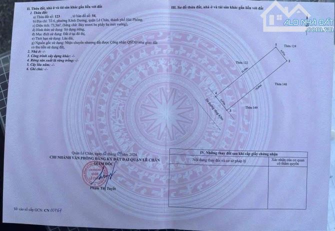 Chuyển nhượng đất phân lô tuyến 2 Võ Nguyên Giáp, Lê Chân, Hải Phòng - 2