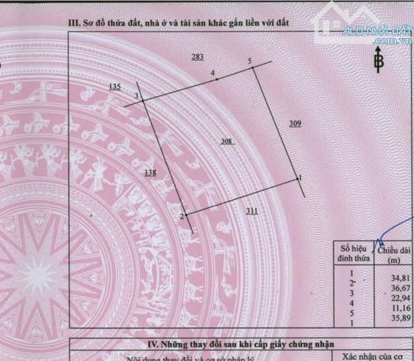 BÁN ĐẤT PHƯỚC KHÁNH -NHƠN TRẠCH 1243 M2 GIÁ 2,2 TỶ - 4