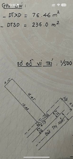 BÁN NHÀ 2 LẦU MẶT TIỀN ĐƯỜNG BÙI THỊ XUÂN GẦN CÔNG VIÊN HÙNG VƯƠNG - 4