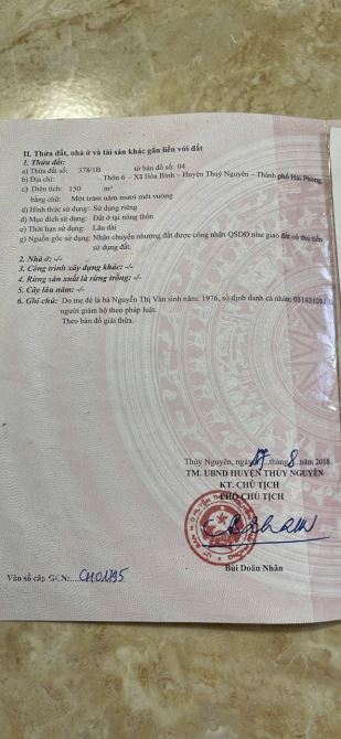 Chính chủ gửi bán lô góc diện tích 150m vuông thôn 6 - 6