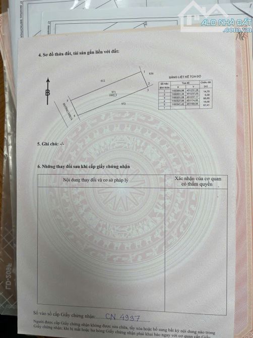 1000m2 (15x68m) gần biển Lộc An - BRVT - 6