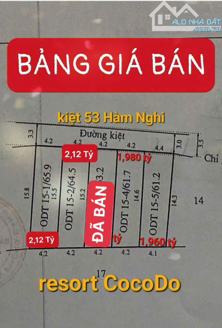 Bán 4 lô đất Kiệt ôtô 53 Hàm Nghi, P. Phước Vĩnh, TP Huế, sau lưng Khu Resort Le Domanie - 7