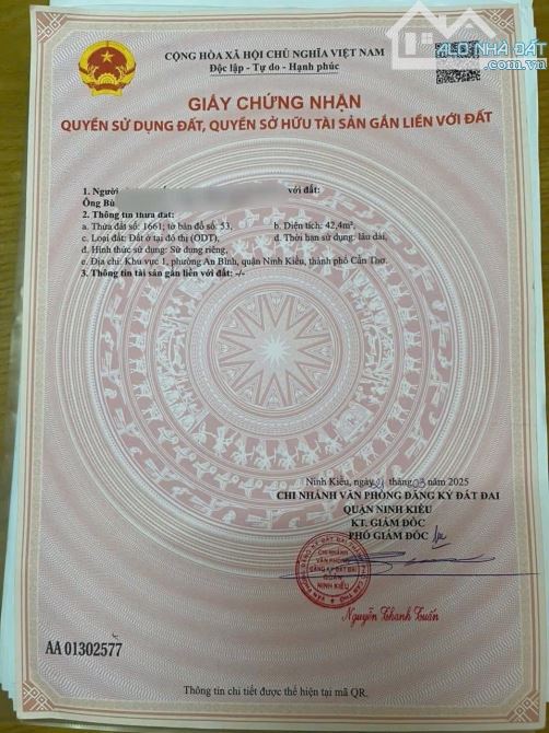 BÁN NHÀ cấp 4, Hẻm 120 Hoàng Quốc Việt✔️Hẻm rộng rãi, gần Bánh xèo 7 TỚI - 7