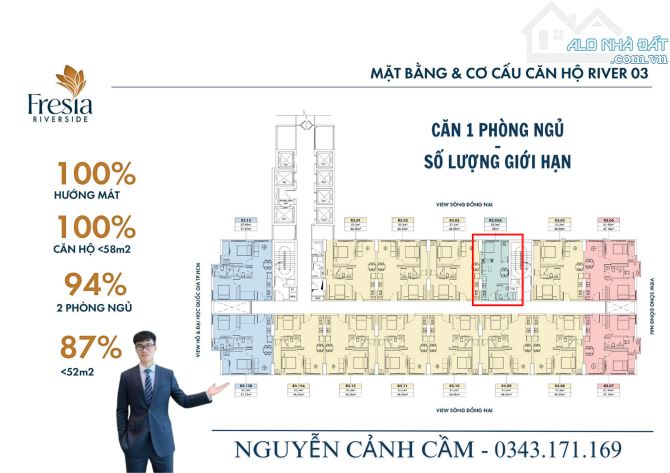 🌿 CĂN HỘ 1PN VIEW SÔNG – VIEW NỘI KHU SIÊU THOÁNG