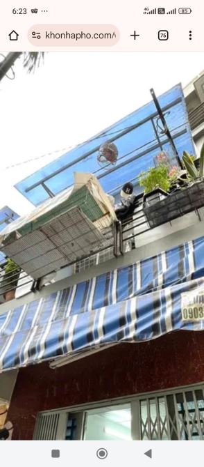 Chủ cần bán nhà hẻm đường Phan Văn Trị p7 gò vấp TP HCM DT 23m2. Giá  3 tỷ 968.