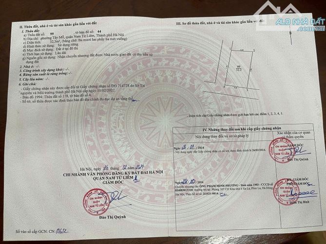 Đất nền mặt phố 6m ô tô tải tránh - vị trí trung tâm - sát đường 32