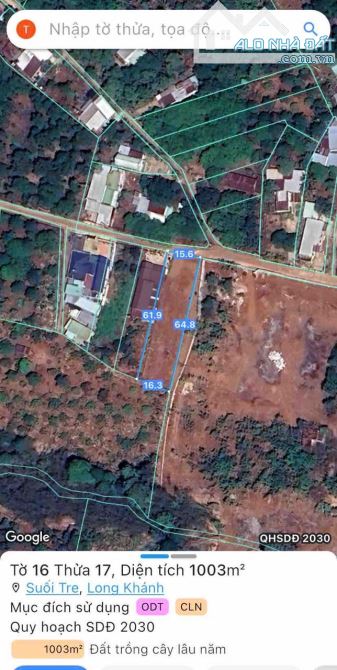 Siêu phẩm 1000m2 Suối Tre Long Kháng có 100m2 Thổ Cư, nỡ hậu, đất đẹp - 2