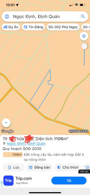 chỉ 650 triệu sở hữu ngay lô đất có 20m mặt tiền đường bê tong,dân cư ở xung quanh đất