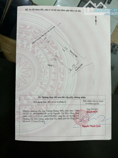 BÁN NHÀ CẤP 4 3 MẶT KIỆT TRẦN CAO VÂN