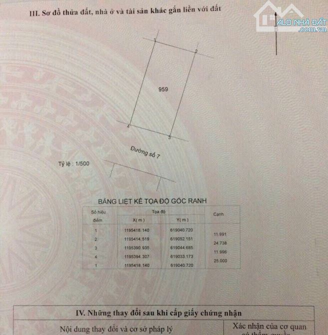 Bán đất biệt thự ven sông tắc đường Tam Đa Quận 9 cũ kdc Đại Học Mở (298m2) 42 tr/m2