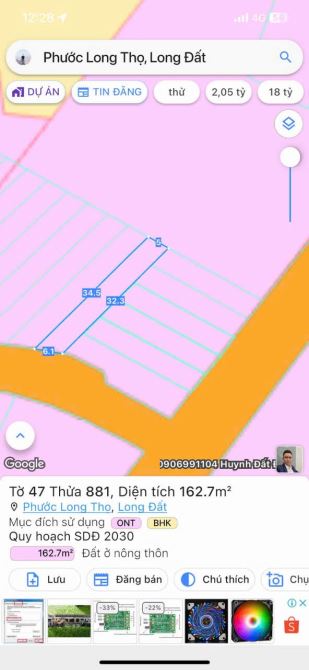 CĂN NHÀ 1 TRỆT 1 LẦU MỚI TINH NGAY TRƯỚC CỔNG KCN ĐẤT ĐỎ - CÁCH BIỂN 5KM - 10