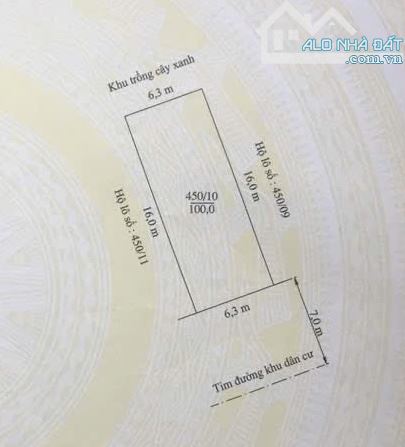 100m2 mặt đường Hoàng Thế Thiện - Ngang 6.3m - Đông Nam - 1