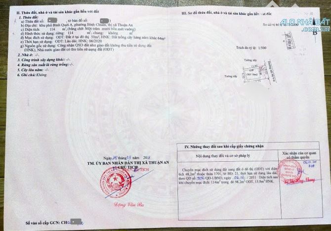 Bán đất 8x18m, hẻm Bình Chuẩn 75 p. Bình Chuẩn gần chợ Bình Chuẩn - 1
