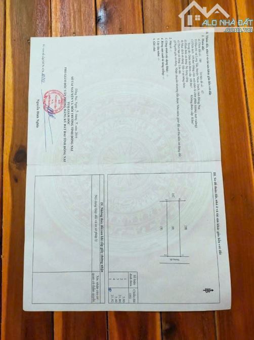 Chủ kẹt tiền cần bán gấp lô đất đường ô tô khu dân cư xã long tân - 1