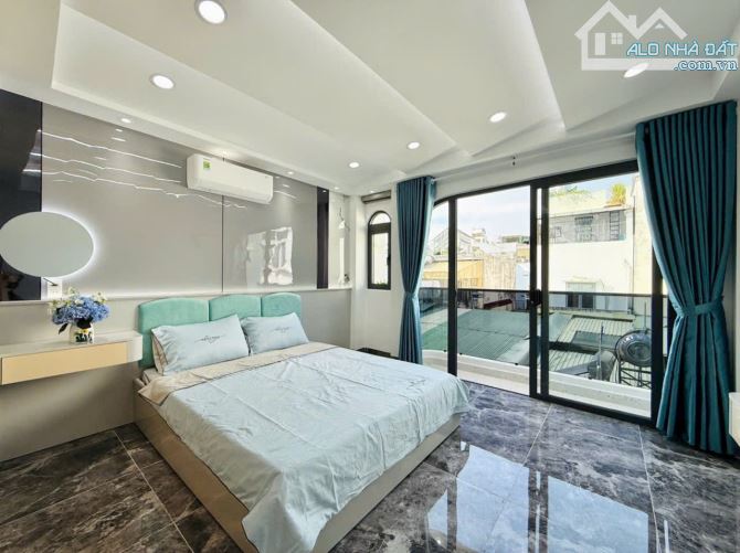 Bán nhà xây mới hẻm xe tải 5m đường Lê Văn Thọ, P.11, 4 x 15, 5 lầu giá 8.4 tỷ tl - 1