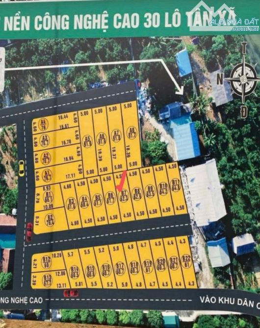 BÁN LÔ ĐẤT 62M² – THÔN 7 TÂN XÃ – GẦN KHU CÔNG NGHỆ CAO - 1