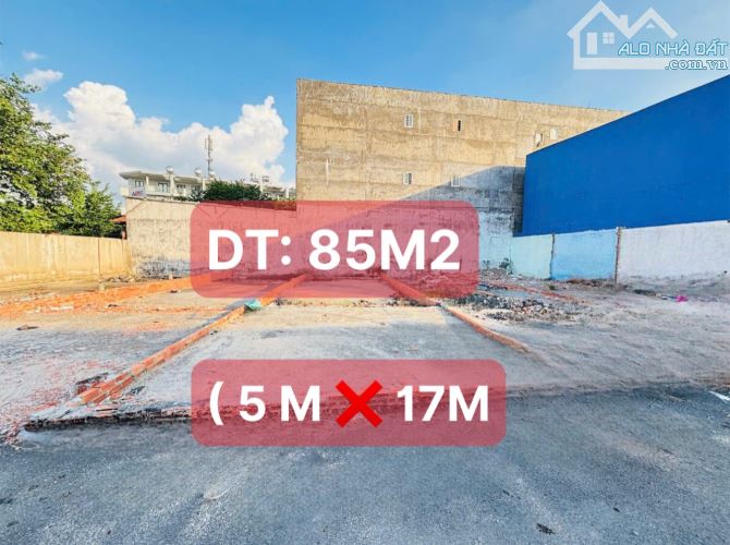 Bán Đất Chợ Đầu Mối Hóc Môn- 85M2 (5 x17 ) - HXT 6M -  Chỉ 3,68 Tỷ. - 1