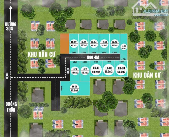 BÁN ĐẤT CÂU TRUNG; QUANG HƯNG- AN LÃO- HẢI PHÒNG.  CÁCH NGÃ TƯ QUANG THANH CHỈ 900M - 2