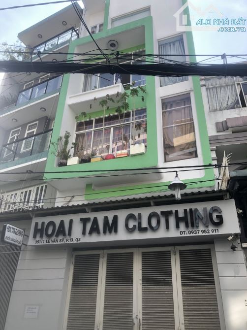 Nhà Hẻm VIP 10m 351 Lê Văn Sỹ, 94m2, 5.5x17m, 5 tầng, 22 tỷ - 2