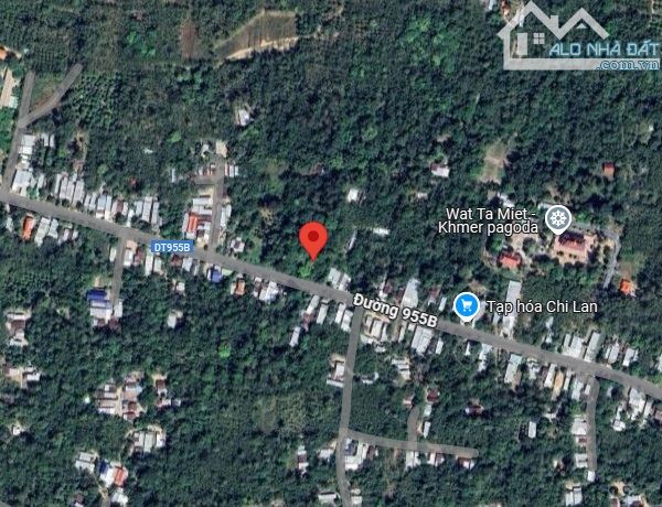 Bán đất cạnh Tỉnh lộ 955B, Lương Phi, Tri Tôn, An Giang, giá ưu đãi 4,7 tỷ, 3453 m2 (43x64 - 3
