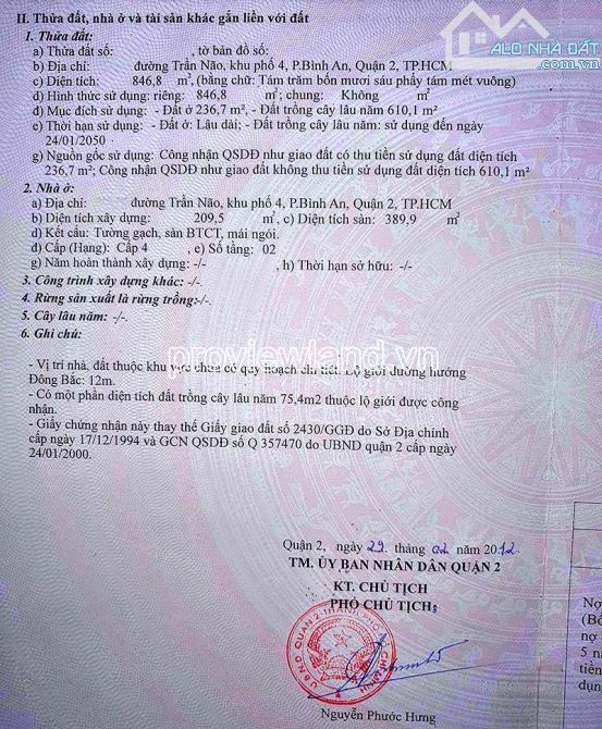 Biệt thự sân vườn lớn có hồ bơi hẻm Trần Não, TP. Thủ Đức, diện tích đất 852m², 180 tỷ - 3