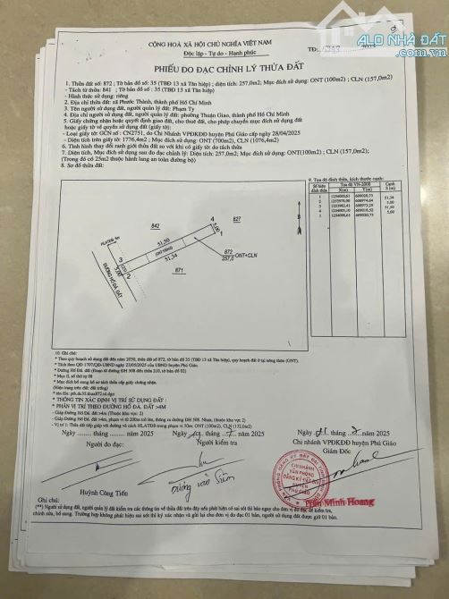 sỉ 8 lô mới về đất tân hiệp phú giáo Ngay đường DH507 257m2 giá 620tr - 3