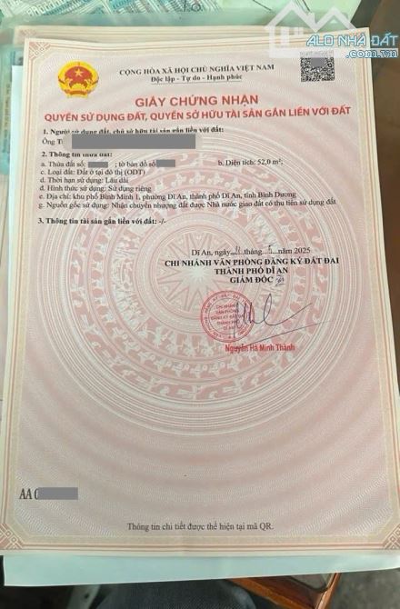 3,9Tỷ TL🔥Bán đất Ngay Chợ Dĩ An 1, cách đường Trần Hưng Đạo 30m, p.Dĩ An, Tp.Dĩ An - 4