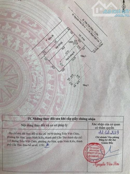 BÁN NHÀ GÓC 02 MẶT TIỀN TRẦN VIỆT CHÂU VÀ HẺM 38, AN HOÀ, NINH KIỀU - 6