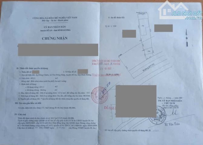 Nhà 453m2(ngang8,8m) gần ngã 3 Cây Điệp - 7
