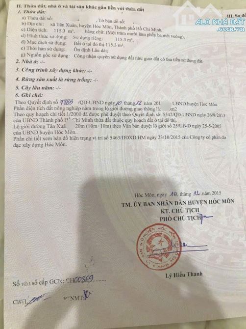 Cần Bán nhanh Căn nhà ở Tân Xuân ,Hóc Môn 115m2 Sổ hồng Riêng Sẵn 990triệu bao Phí Thuế - 7
