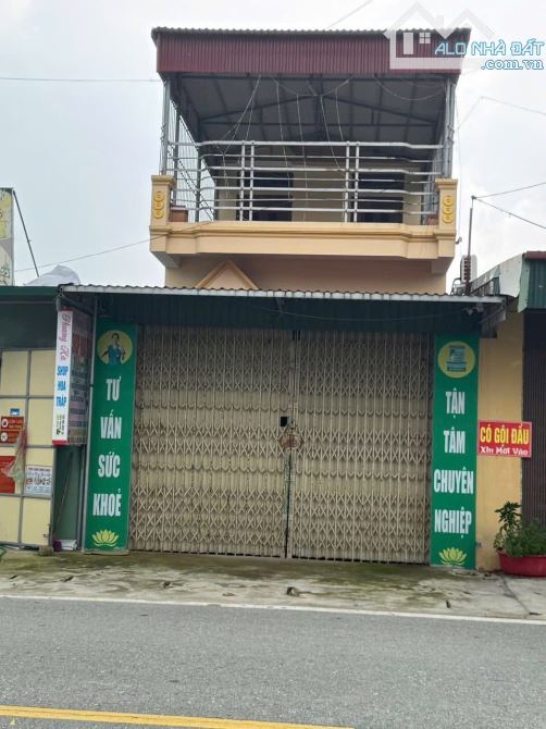Nhà mặt phố 2 tầng, tại An Mỹ Quỳnh Phụ Thái Bình gần chợ trường học, diện tích 108m2, gi