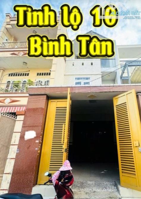 Nhà  Tỉnh Lộ 10, Bình Trị Đông, Quận Bình Tân (giáp Tên Lửa – Quận 6)