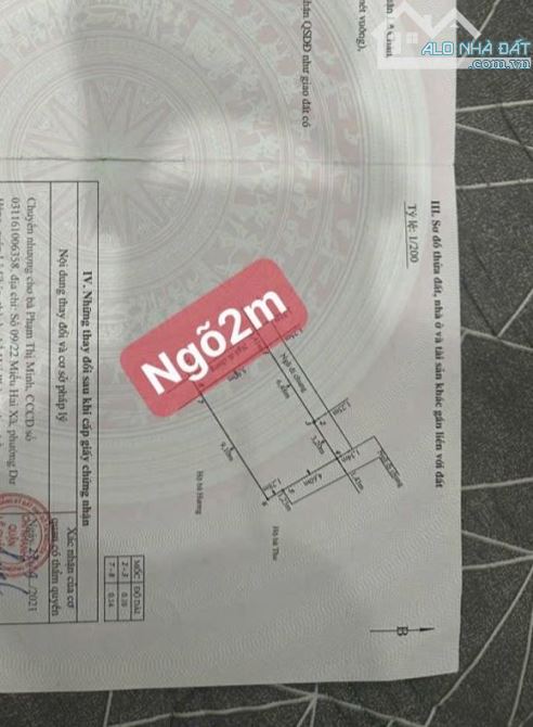 Bán gấp nhà  lán bè, lê chân,HP. 2,75 tỷ, 56m2, 3 tầng.