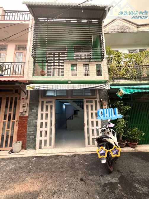 NHÀ 2 TẦNG BTCT 44M2 , HẺM XE HƠI MỘT TRỤC THẲNG THỚI AN 16. QUẬN 12. GẦN CHỢ THỚI AN.