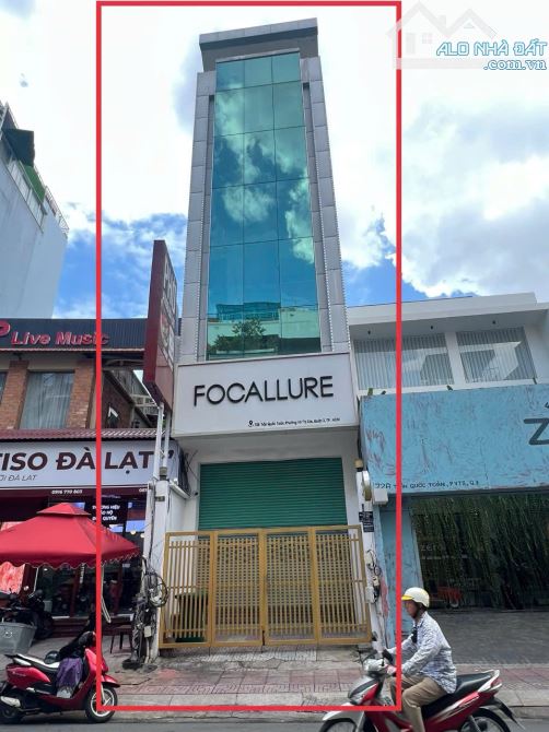 Bán Building  Trần Quốc Toản, P. Võ Thị Sáu, Quận 3, Dt(5x17 nở hậu 9) - Hầm 6 tầng - 57Tỷ