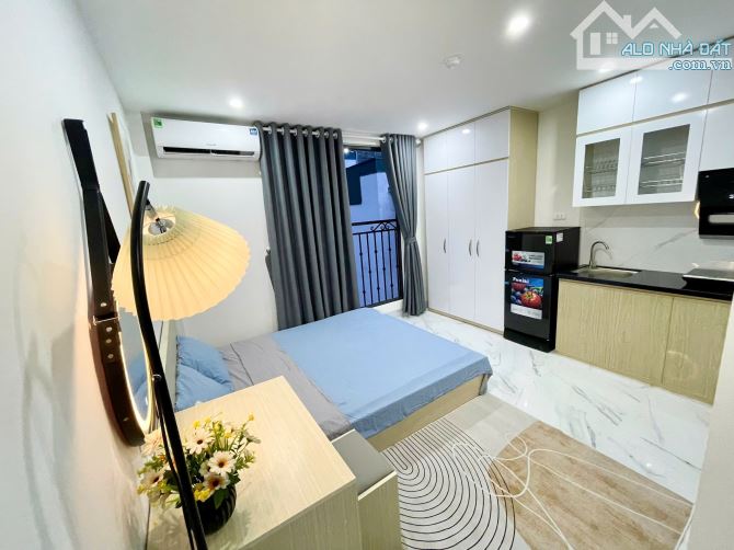Cho Thuê CCMN 205 Xuân Đỉnh Bắc Từ Liêm 25m2 Studio Cửa Sổ Ban Công Thang Máy Trống 23P