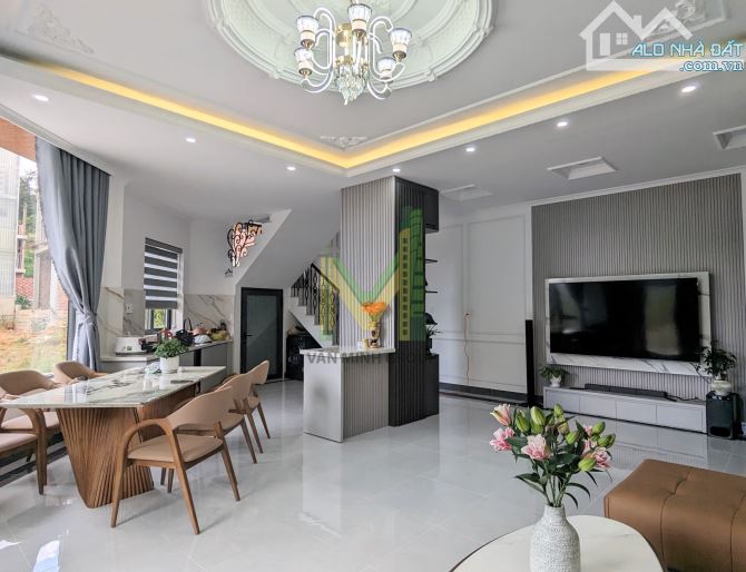 Bán gấp nhà 2 mặt tiền mới xây dựng đường An Sơn, Đà Lạt, vị trí đẹp đắc địa của toàn khu